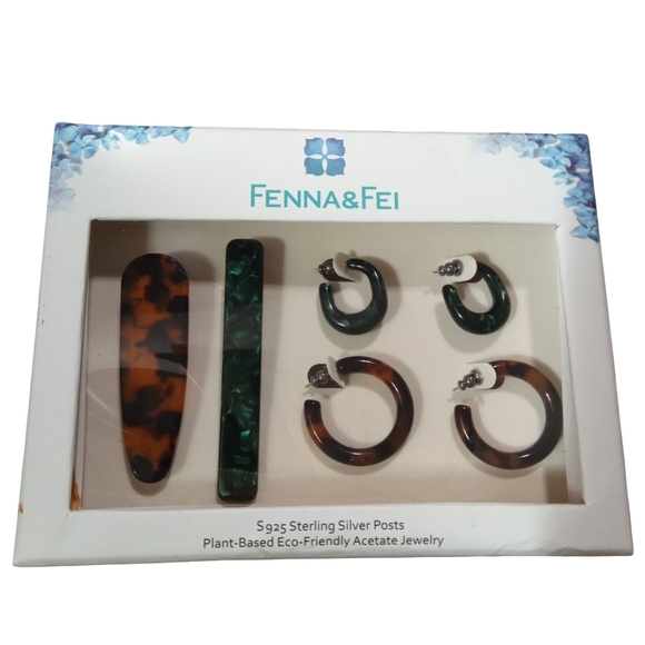 Jewelry - Fenna & Fei Handmade Eco-Resin Accessories Gift Set